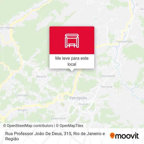 Rua Professor João De Deus, 315 mapa