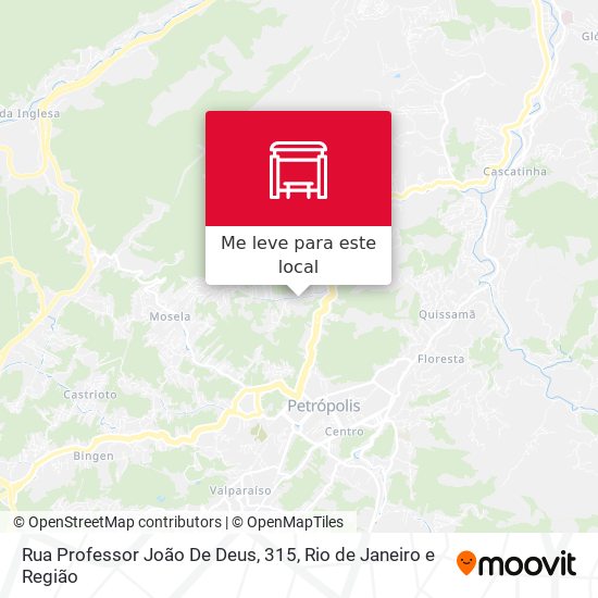 Rua Professor João De Deus, 315 mapa
