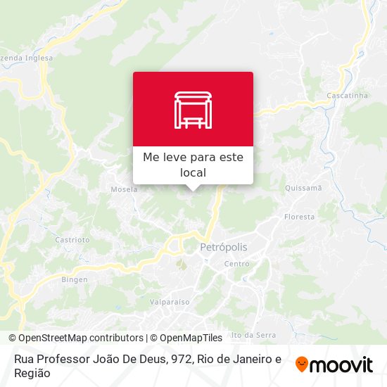 Rua Professor João De Deus, 972 mapa