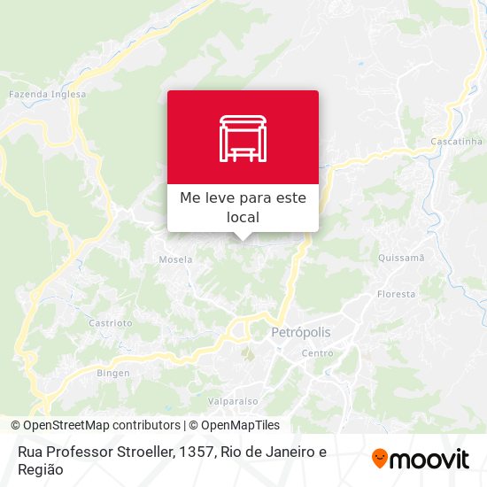 Rua Professor Stroeller, 1357 mapa