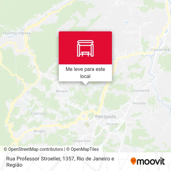 Rua Professor Stroeller, 1357 mapa