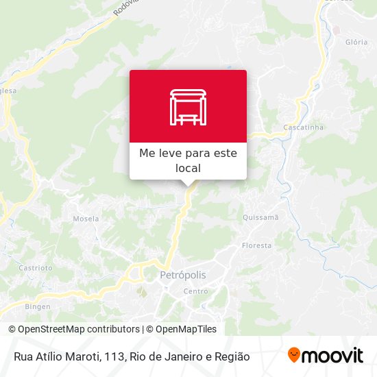 Rua Atílio Maroti, 113 mapa