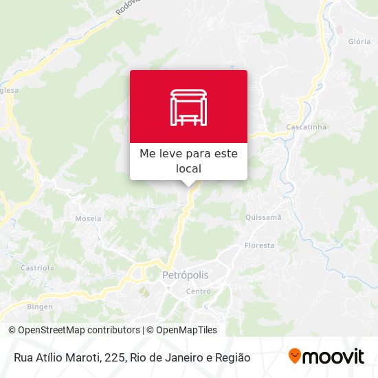 Rua Atílio Maroti, 225 mapa