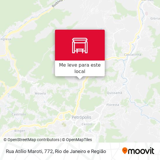 Rua Atílio Maroti, 772 mapa