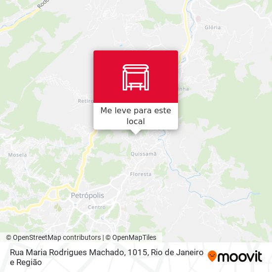 Rua Maria Rodrigues Machado, 1015 mapa