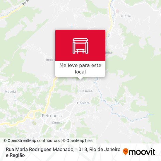 Rua Maria Rodrigues Machado, 1018 mapa