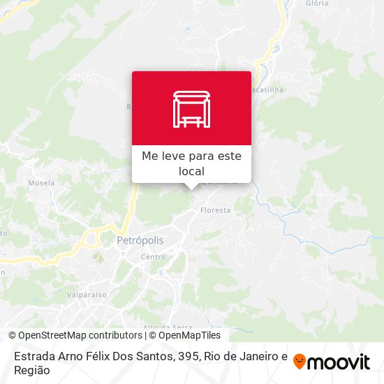 Estrada Arno Félix Dos Santos, 395 mapa