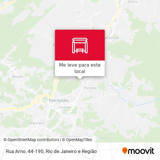 Rua Arno, 44-190 mapa