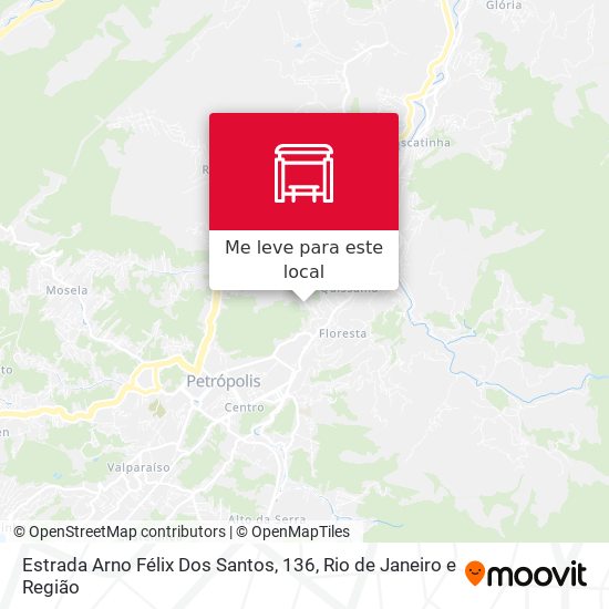 Estrada Arno Félix Dos Santos, 136 mapa