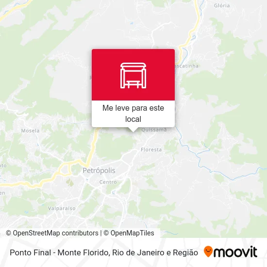 Ponto Final - Monte Florido mapa