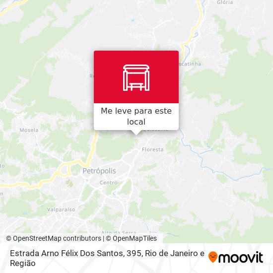 Estrada Arno Félix Dos Santos, 395 mapa