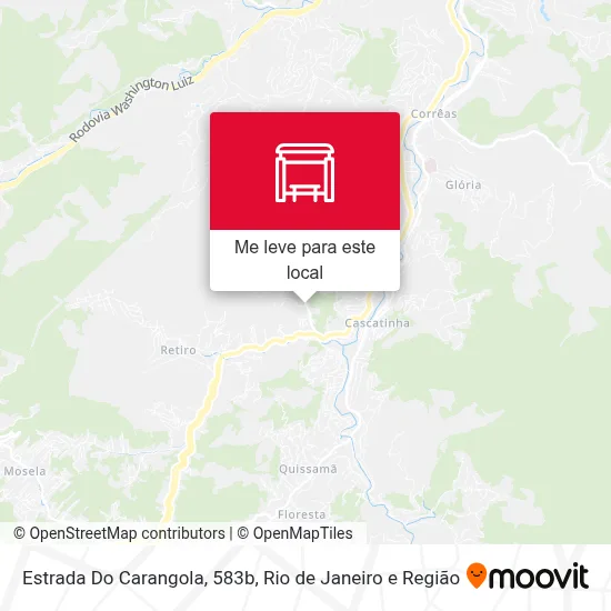 Estrada Do Carangola, 583b mapa