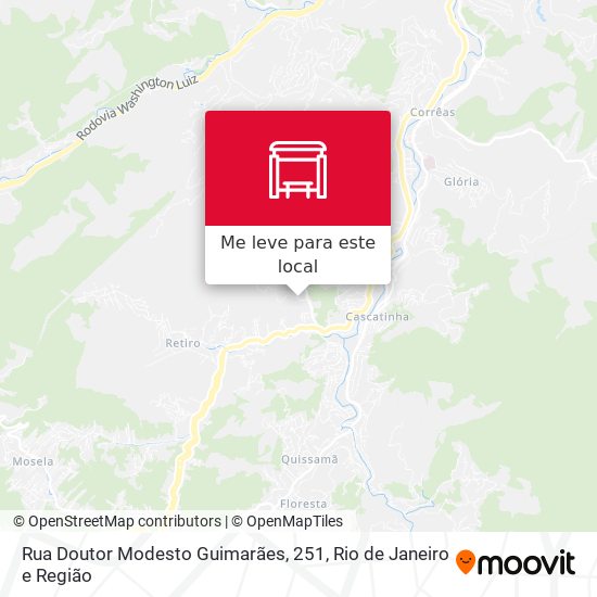 Rua Doutor Modesto Guimarães, 251 mapa