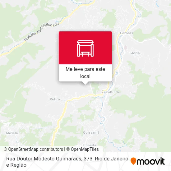 Rua Doutor Modesto Guimarães, 373 mapa