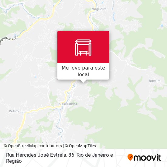 Rua Hercides José Estrela, 86 mapa