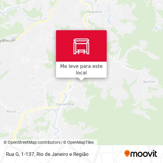 Rua G, 1-137 mapa
