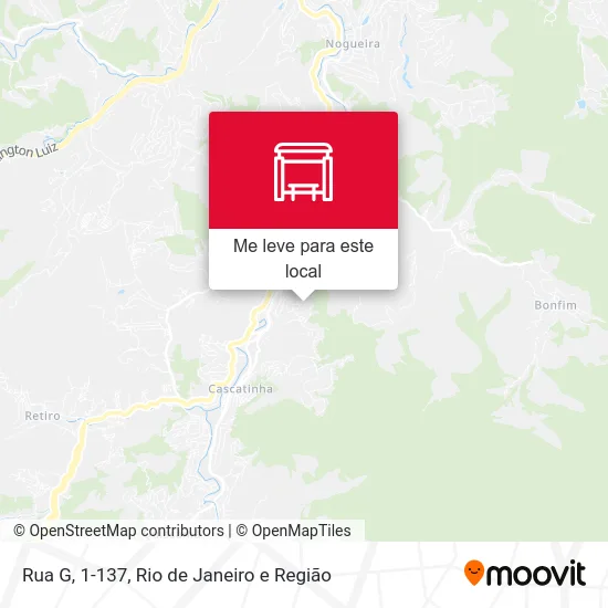 Rua G, 1-137 mapa