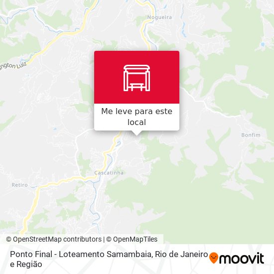 Ponto Final - Loteamento Samambaia mapa