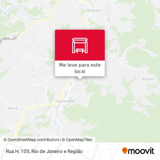 Rua H, 105 mapa