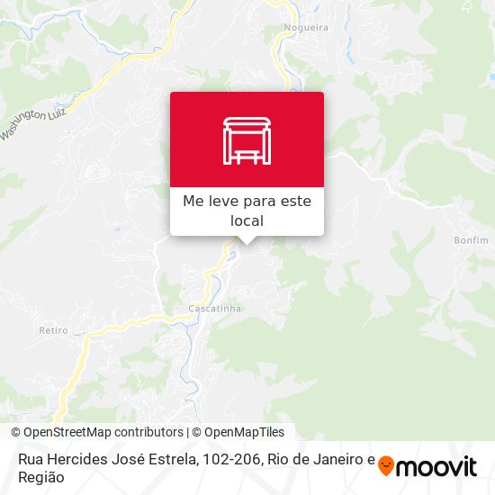 Rua Hercides José Estrela, 102-206 mapa