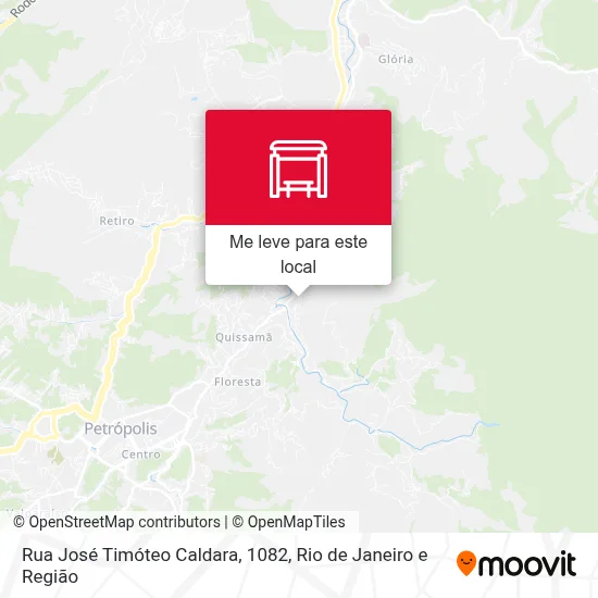 Rua José Timóteo Caldara, 1082 mapa