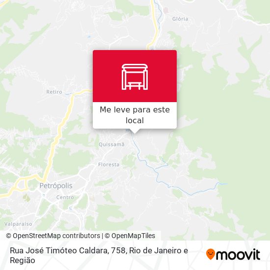 Rua José Timóteo Caldara, 758 mapa