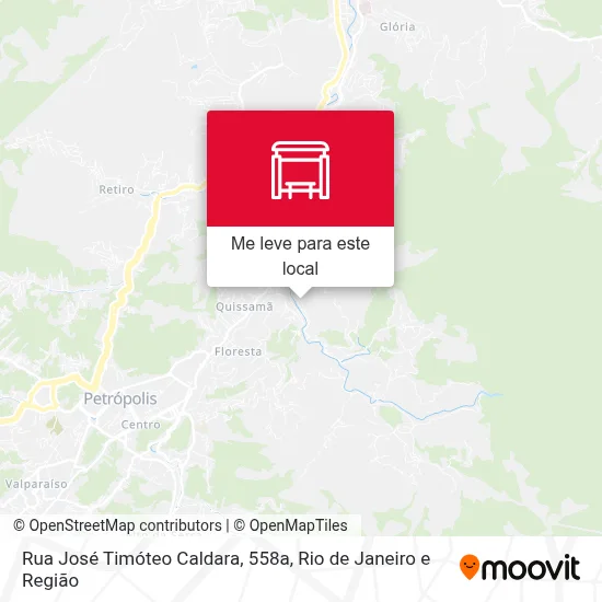 Rua José Timóteo Caldara, 558a mapa