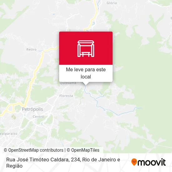 Rua José Timóteo Caldara, 234 mapa