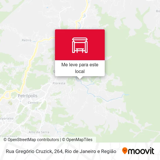 Rua Gregório Cruzick, 264 mapa
