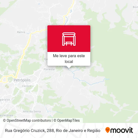 Rua Gregório Cruzick, 288 mapa
