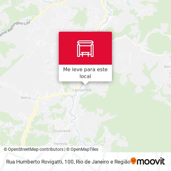 Rua Humberto Rovigatti, 100 mapa