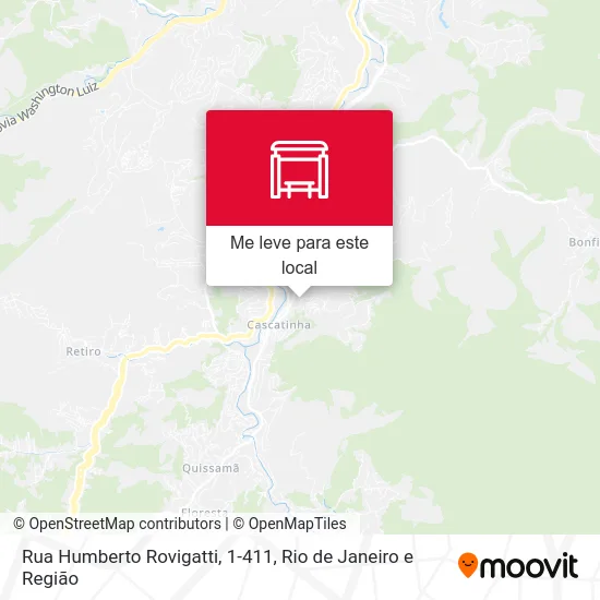 Rua Humberto Rovigatti, 1-411 mapa