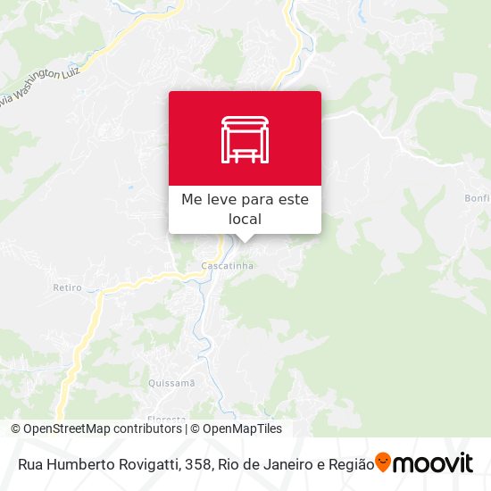Rua Humberto Rovigatti, 358 mapa
