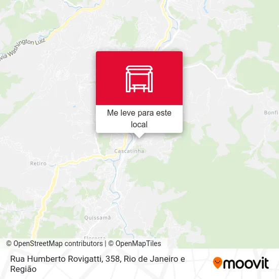 Rua Humberto Rovigatti, 358 mapa