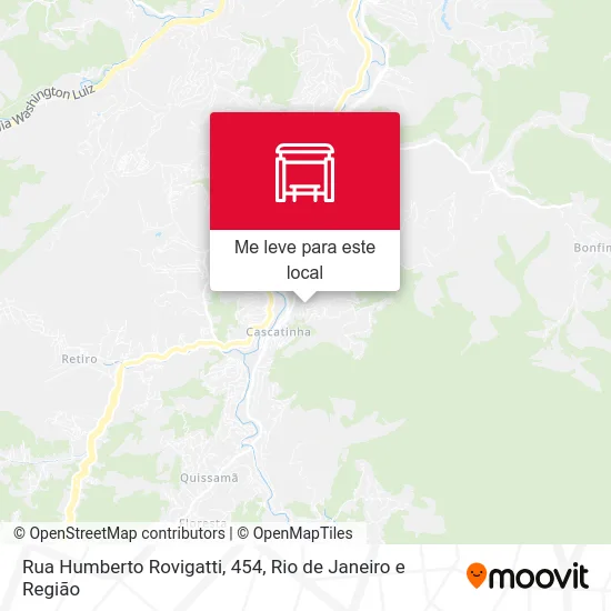 Rua Humberto Rovigatti, 454 mapa