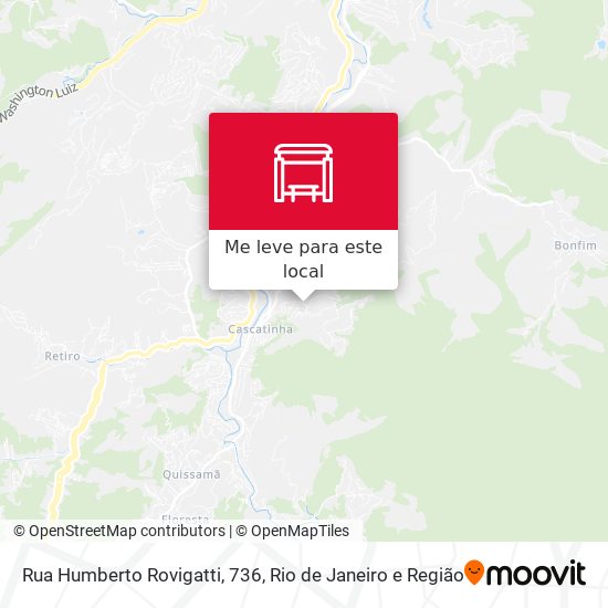 Rua Humberto Rovigatti, 736 mapa