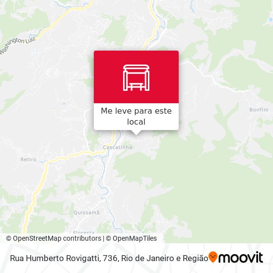 Rua Humberto Rovigatti, 736 mapa