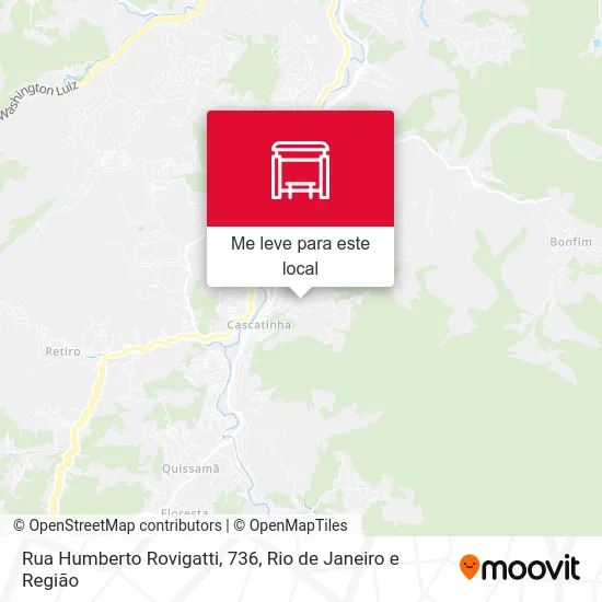 Rua Humberto Rovigatti, 736 mapa