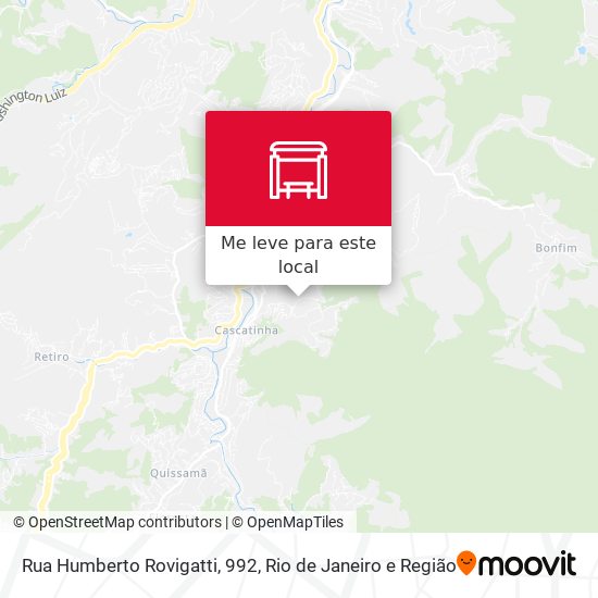 Rua Humberto Rovigatti, 992 mapa