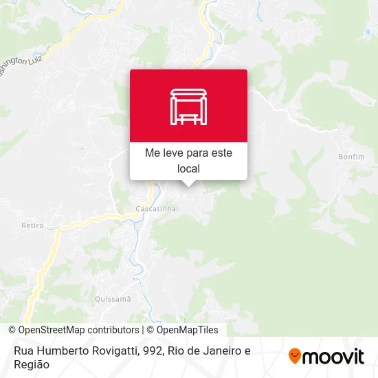 Rua Humberto Rovigatti, 992 mapa