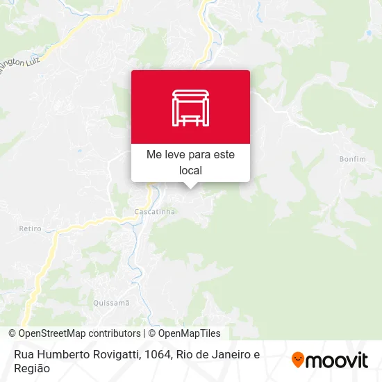 Rua Humberto Rovigatti, 1064 mapa