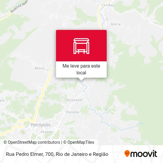 Rua Pedro Elmer, 700 mapa