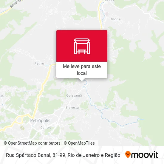 Rua Spártaco Banal, 81-99 mapa
