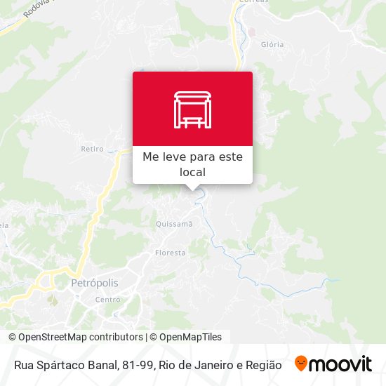 Rua Spártaco Banal, 81-99 mapa