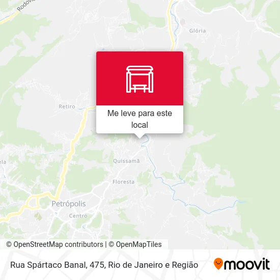 Rua Spártaco Banal, 475 mapa