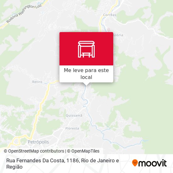 Rua Fernandes Da Costa, 1186 mapa