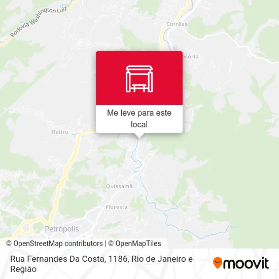 Rua Fernandes Da Costa, 1186 mapa