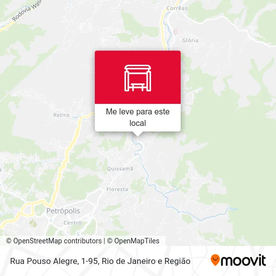 Rua Pouso Alegre, 1-95 mapa