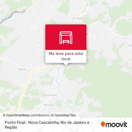 Ponto Final - Nova Cascatinha mapa