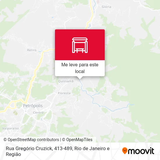 Rua Gregório Cruzick, 413-489 mapa